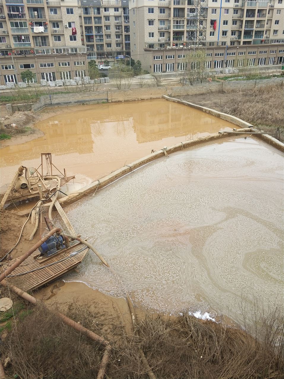 汉南沉淀池淤泥清理-厂区废水池淤泥清淤
